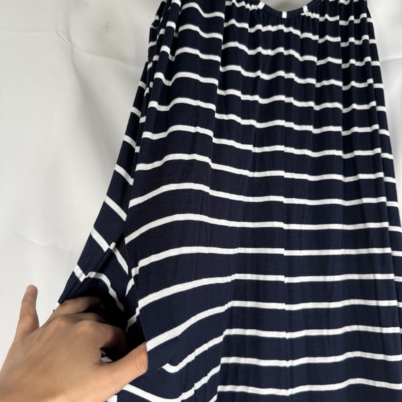 Maurices Women Wide Leg Jumpsuit Small  Beachy Nautical Striped Preppy NWT - Picture 6 of 14